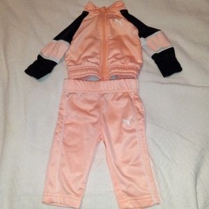 Sz.0-3Mths Girls Puma Jogging Suit